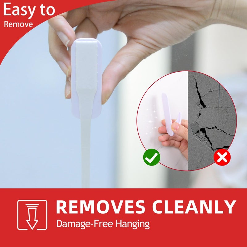 Sinfuo 32 X-Large Picture Hanging Strips Refill,No Damage Adhesive Strips for Frame, Removable Picture Hanger for Poster，Wall Sticky Double Sided Tape Heavy Duty Variety Pack - Image 5